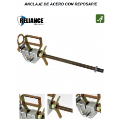 Anclaje de de Acero con reposapie, Reliance™ 1